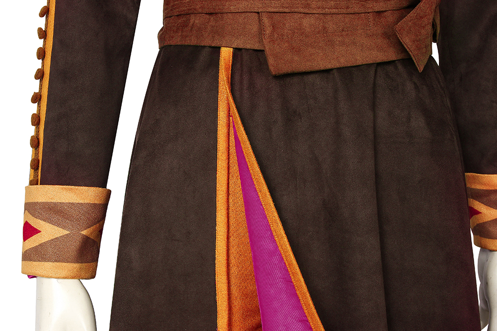 Frozen 2 Anna Costume Cosplay Anna Princess Dress Snow Queen Uniform Suit Outfit Movie 4540