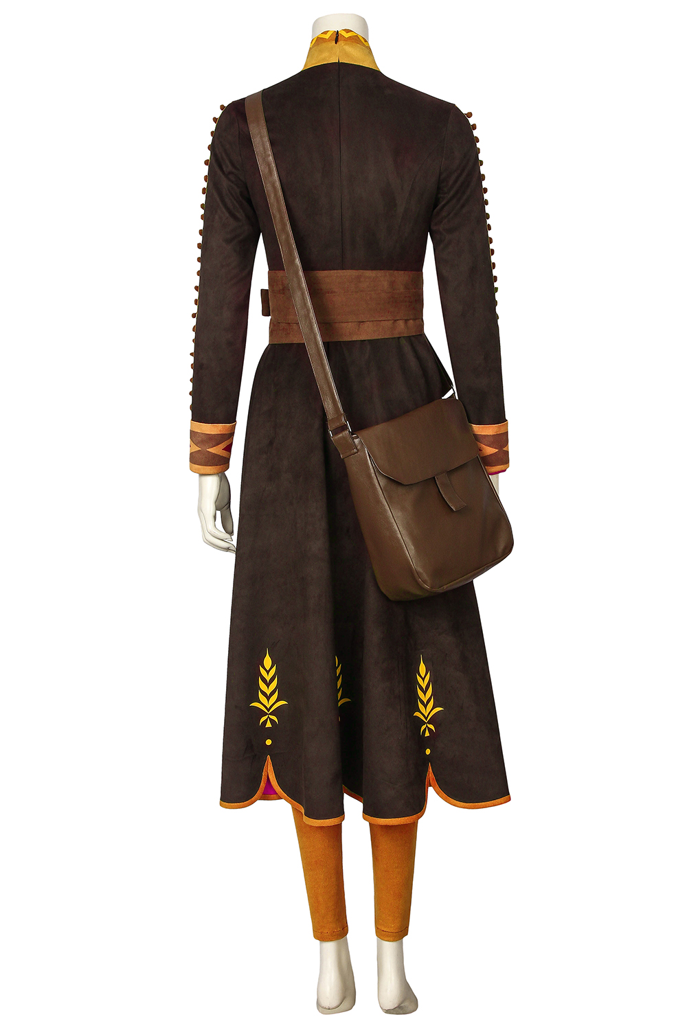 Frozen 2 Anna Costume Cosplay Anna Princess Dress Snow Queen Uniform Suit Outfit Movie 4540