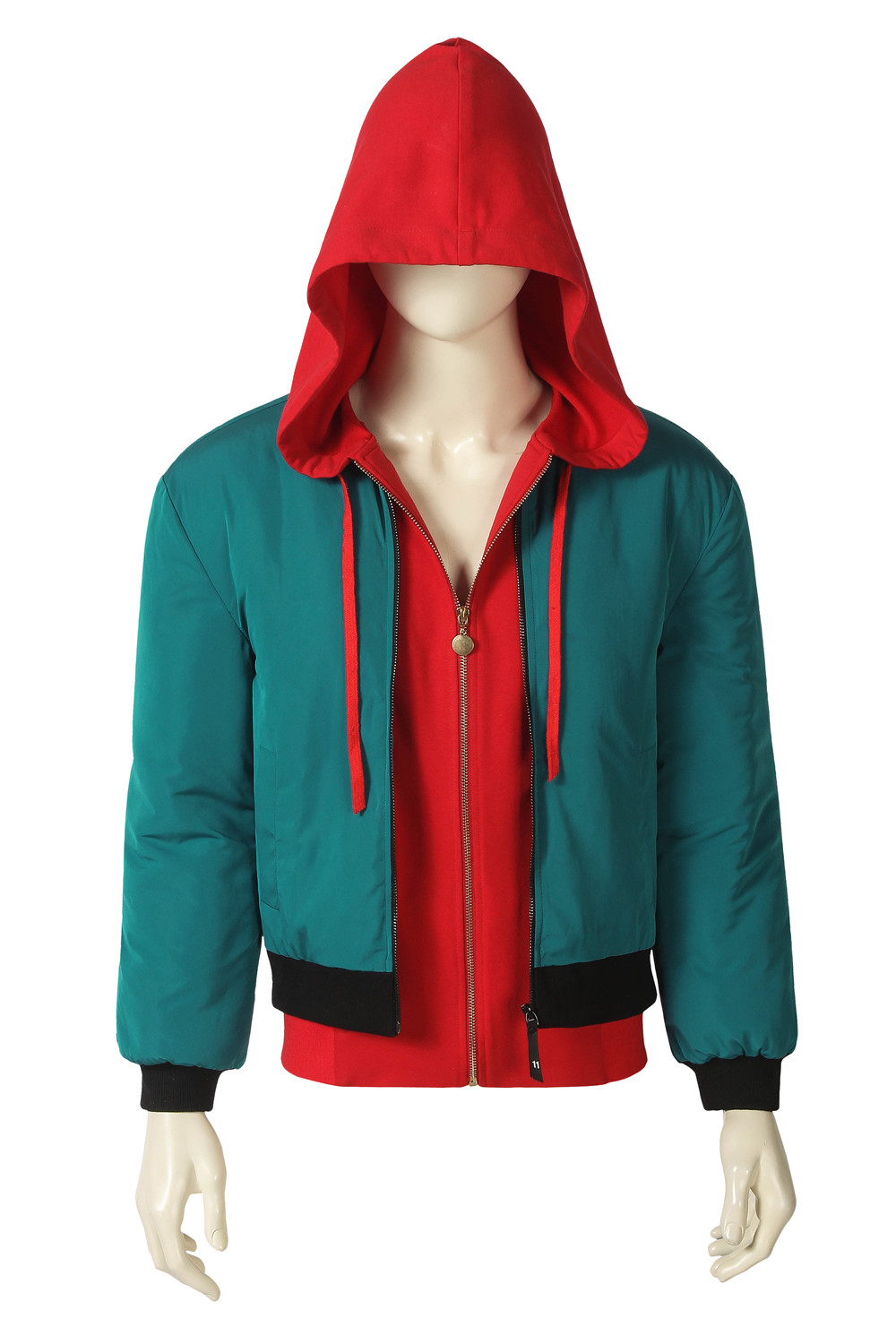 Spider-Man: Into the Spider-Verse Miles Morales Coat, Pants And Belt  Cosplay Costume Halloween Costume Sets J4362