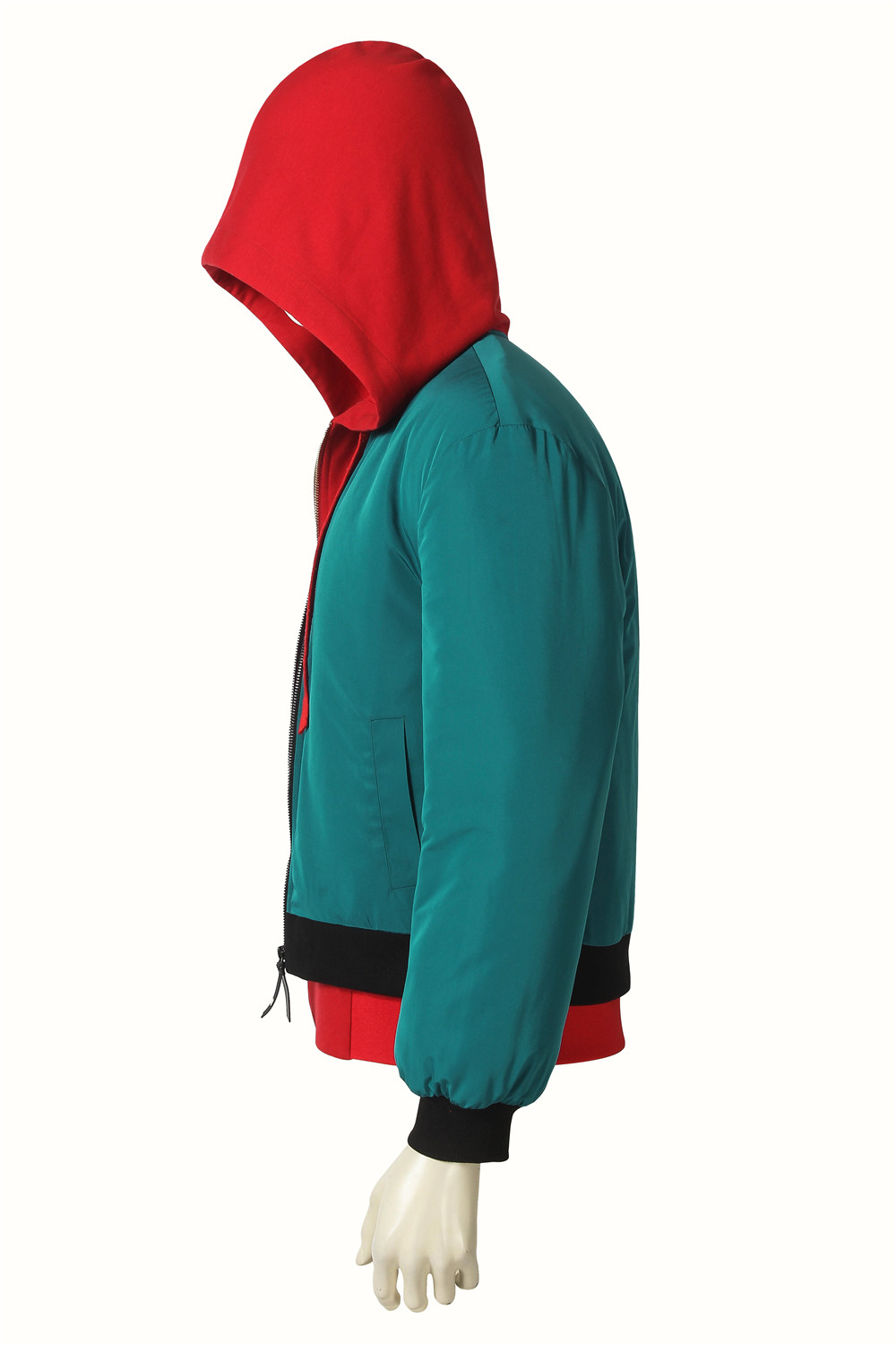 Spider-Man: Into the Spider-Verse Miles Morales Coat, Pants And Belt  Cosplay Costume Halloween Costume Sets J4362