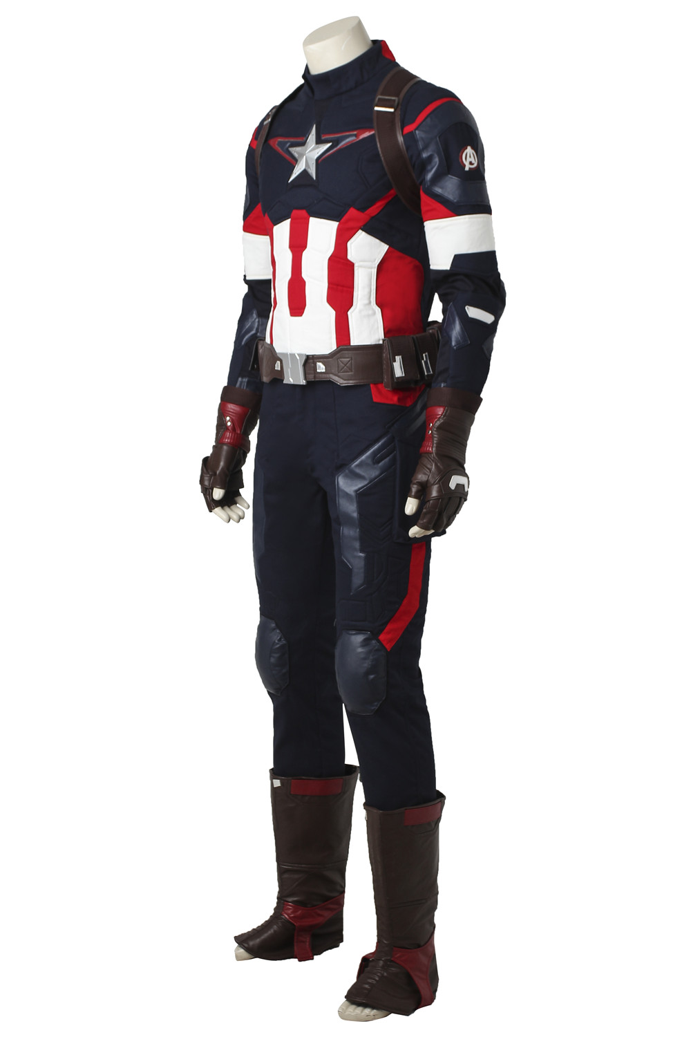 Marvel Movie Avengers 2 Age of Ultron Captain America Steve Rogersrs Cosplay Costume Halloween Costume Sets 3678