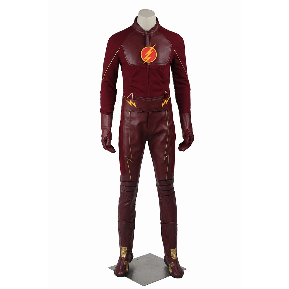 DC Movie The Flash 2 Barry Allen Flash Cosplay Costume