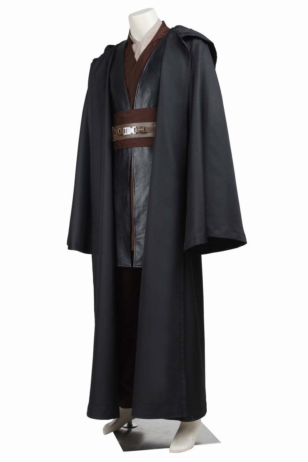 Movie Star Wars Anakin Skywalker Darth Vader Jedi Knight Cosplay Costume Full Set Version B Brown Cape for Halloween Carnival