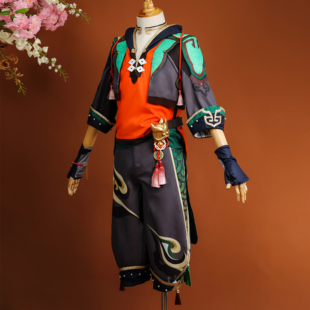 Game Genshin Impact Ga Ming Cosplay Costume