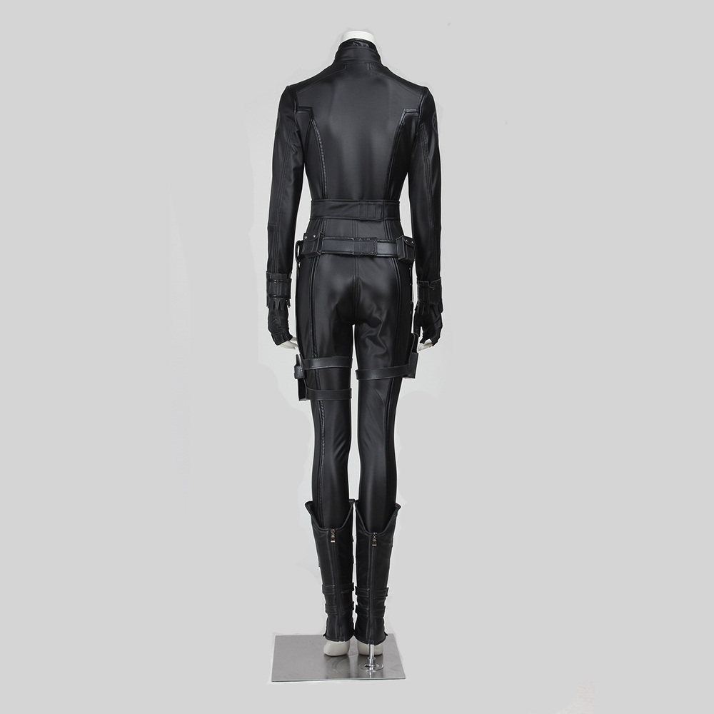 Marvel Movie Avengers 1 Black Widow Cosplay Costumes 3362