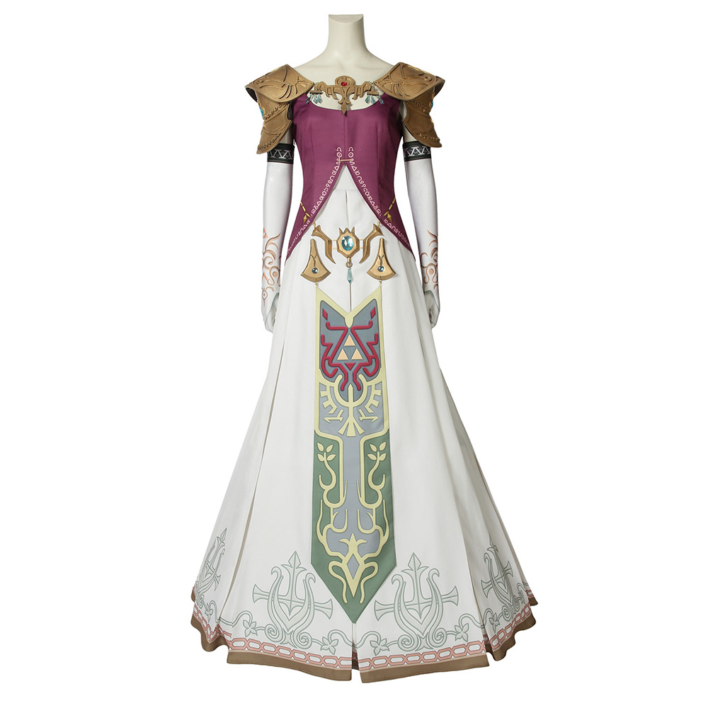 Game The Legend of Zelda: Twilight Princess    Princess Zelda Cosplay Costume Halloween Costume Sets 4116