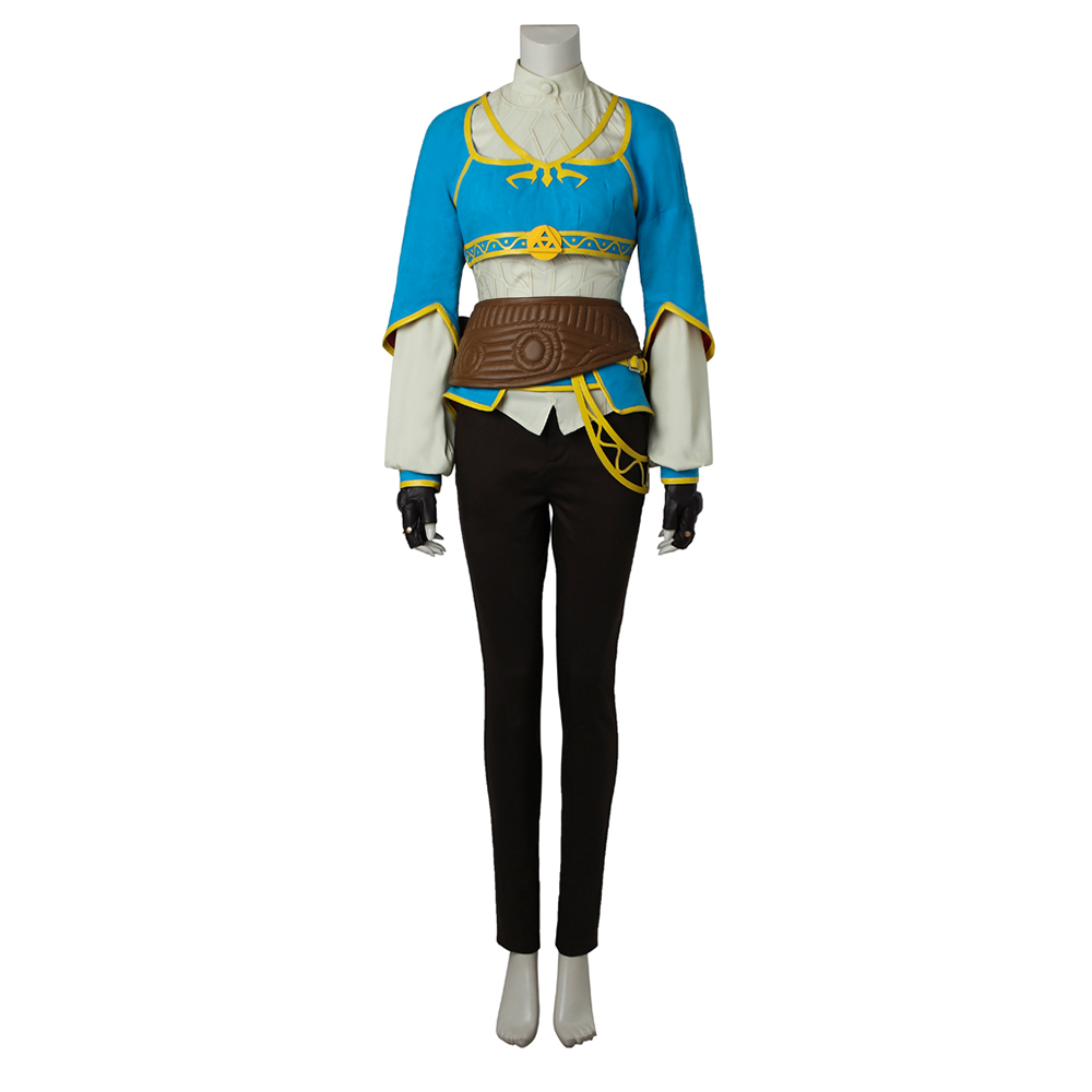 Game The Legend of Zelda: Breath of the Wild Zelda Cosplay Costume Halloween Costume Sets 3737