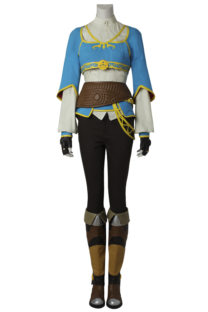 Game The Legend of Zelda: Breath of the Wild Zelda Cosplay Costume Halloween Costume Sets 3737