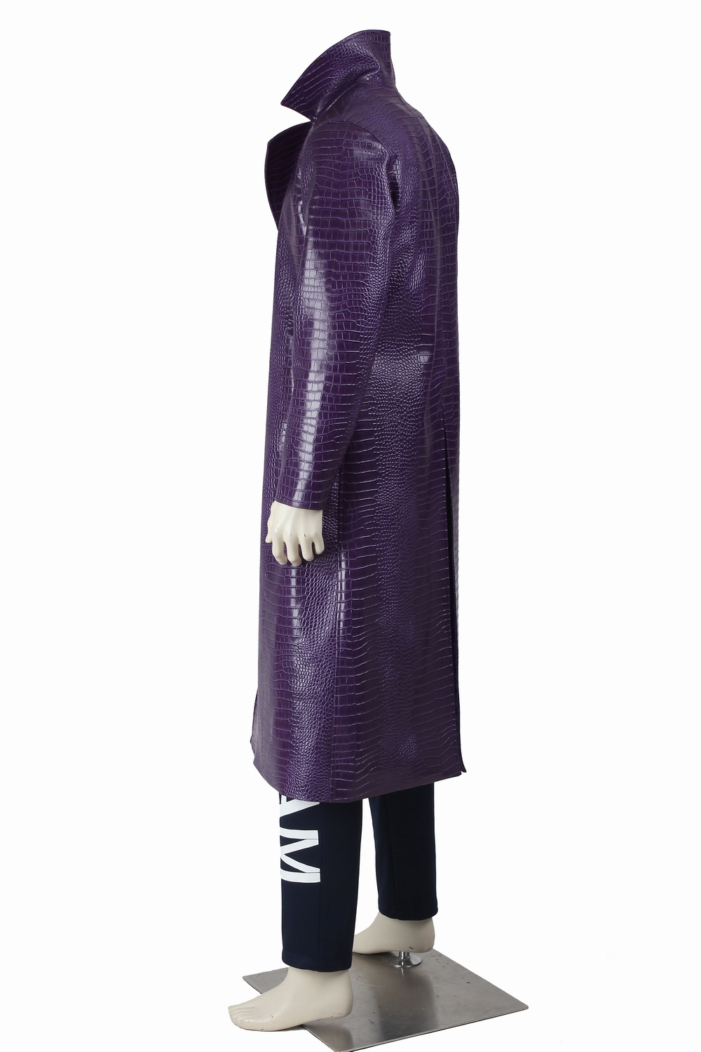 Suicide Squad Batman Cosplay The Joker Jared Leto Costume Purple Trench Coat