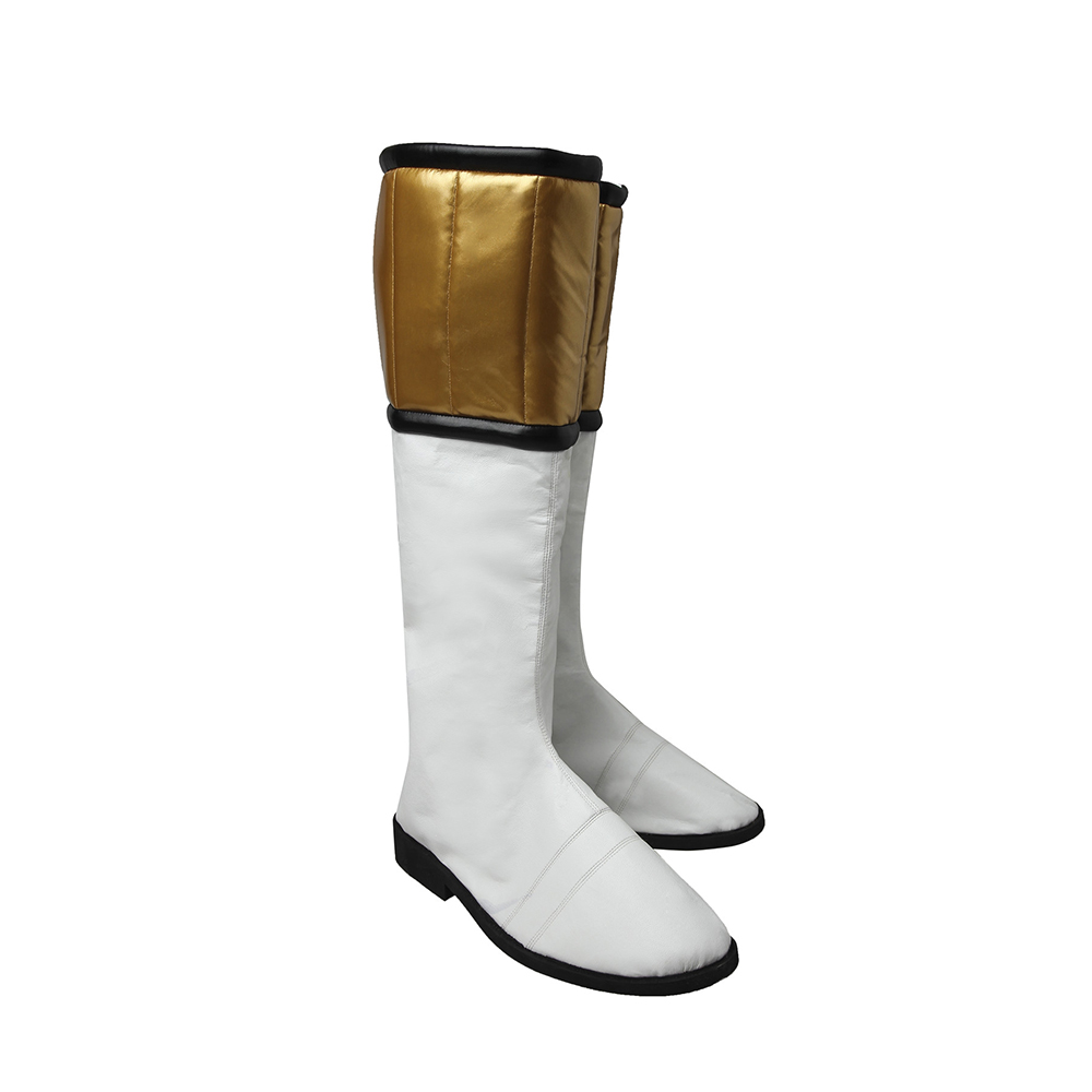 Power Rangers Kyoryu Sentai White Ranger Cosplay Costume