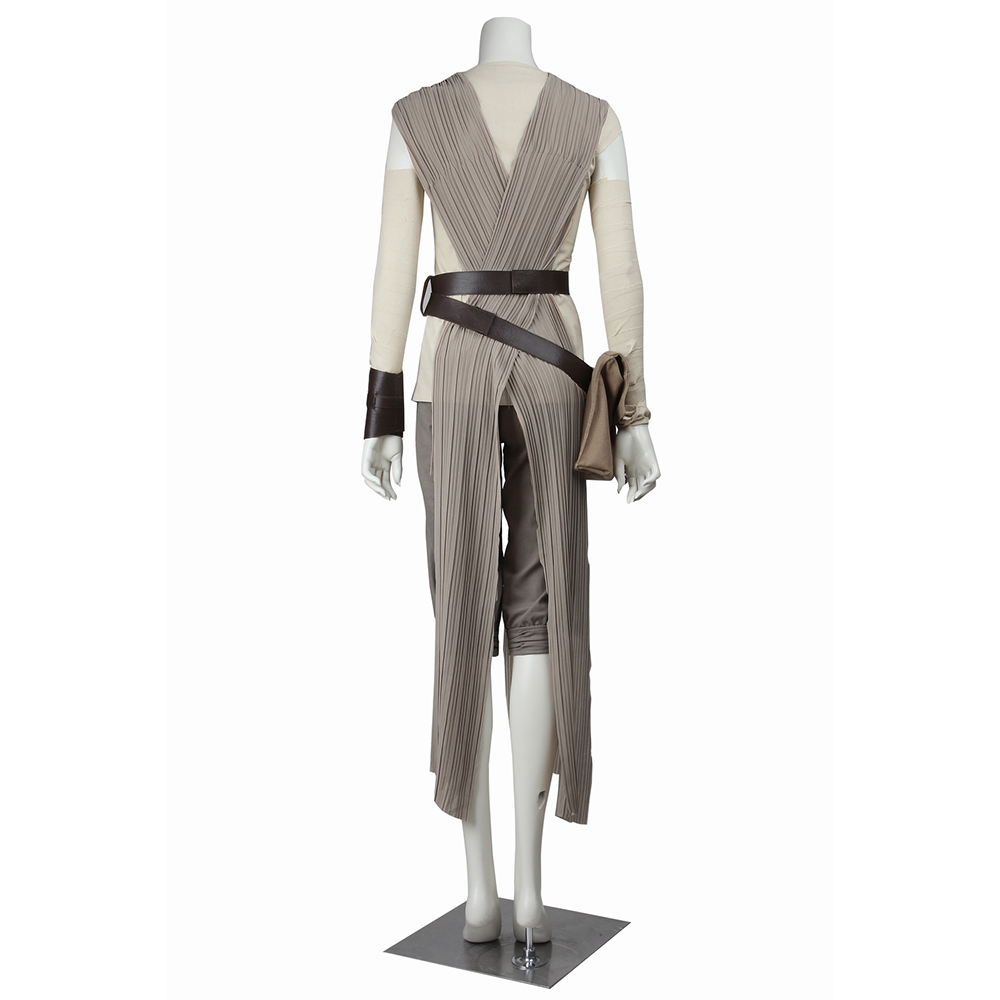 Movie Star Wars Episode VII – The Force Awakens Rey Cosplay Costume Uniform Full Set