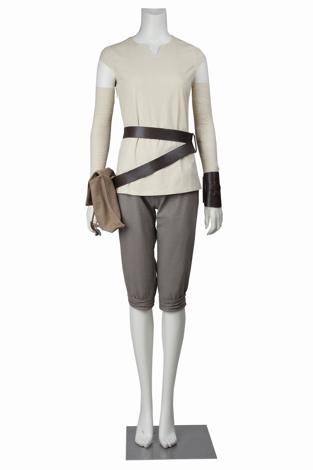 Movie Star Wars Episode VII – The Force Awakens Rey Cosplay Costume Uniform Full Set
