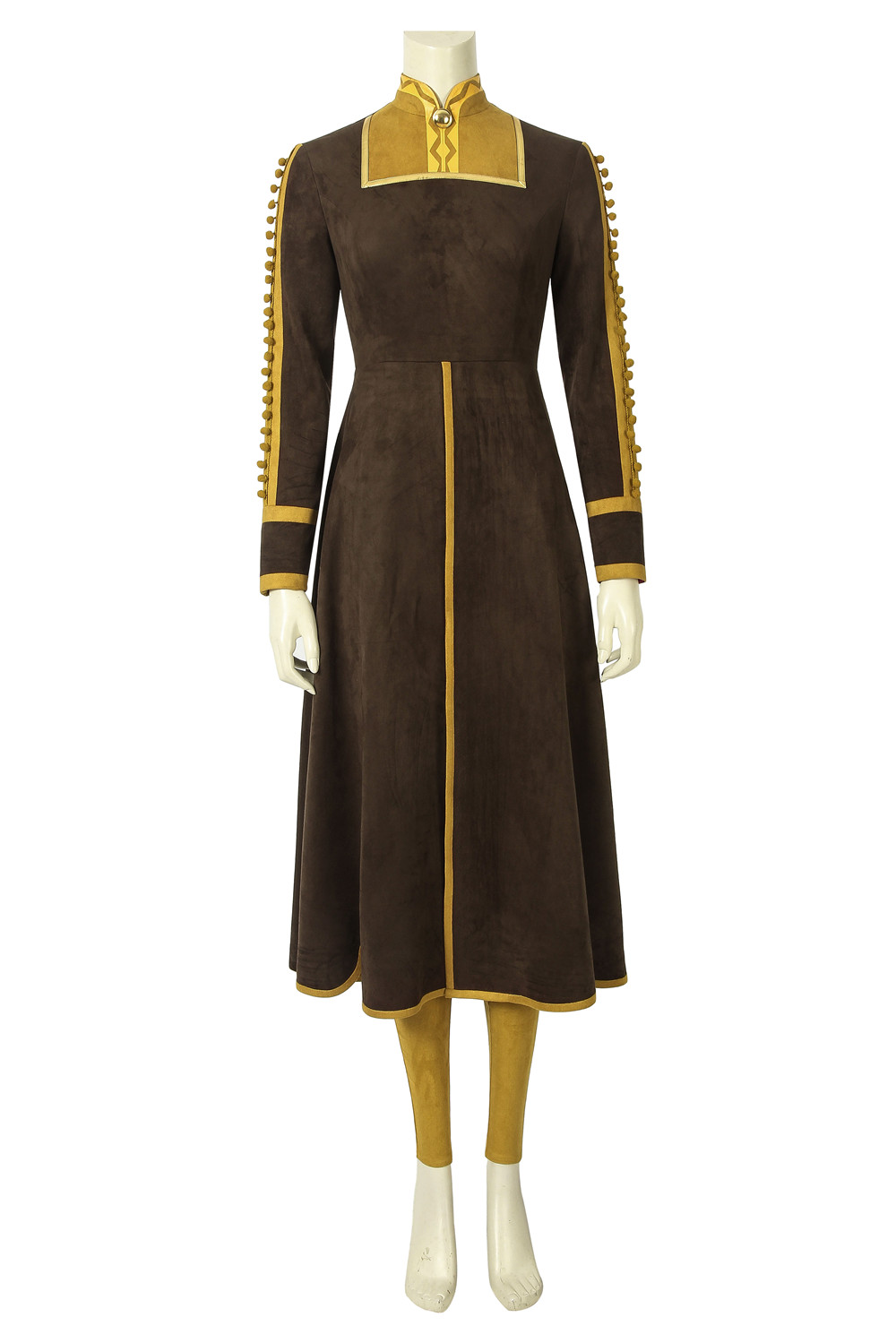 Movie Frozen 2 Anna Costume Cosplay Anna Princess Dress Snow Queen Uniform Suit Outfit 4388