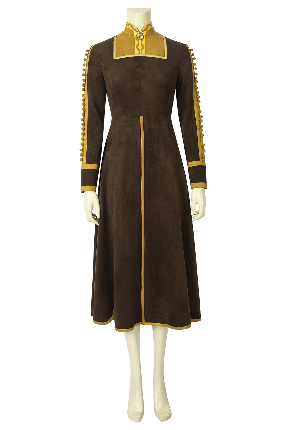 Movie Frozen 2 Anna Costume Cosplay Anna Princess Dress Snow Queen Uniform Suit Outfit 4388