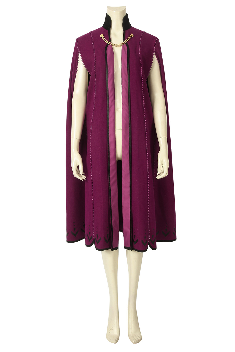 Movie Frozen 2 Anna Costume Cosplay Anna Princess Dress Snow Queen Uniform Suit Outfit 4388