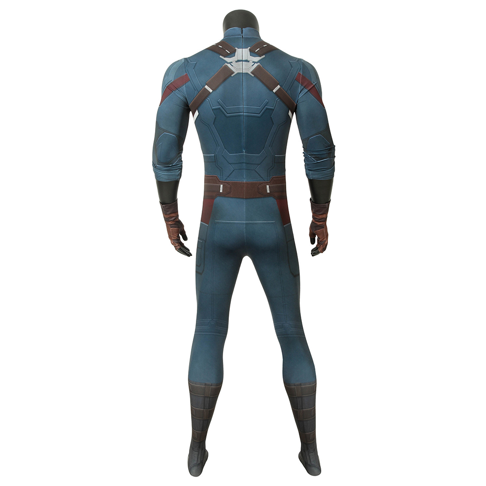 Marvel Movie Avengers 3 Infinity War Captain America Steve Rogers Cosplay Costume Halloween Costume Sets J4194