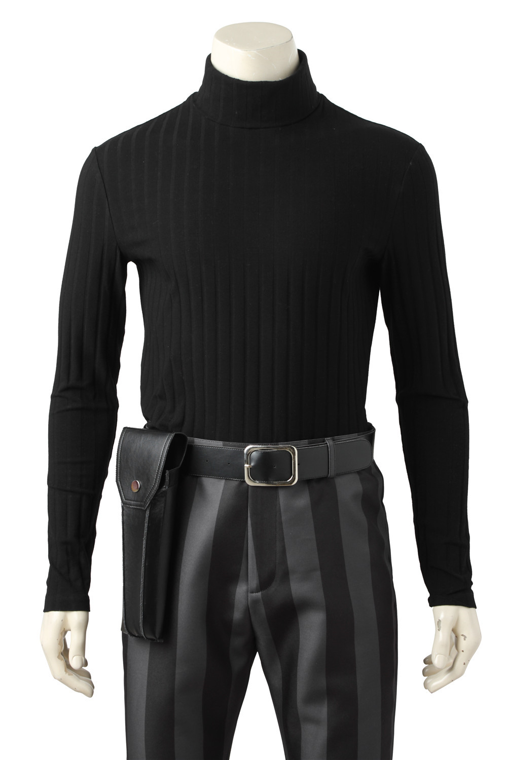 Cosplay Spider-Man Into The Spider-Verse Custome Outfit Coat Hat Shoes Black Set DC Movie 4363