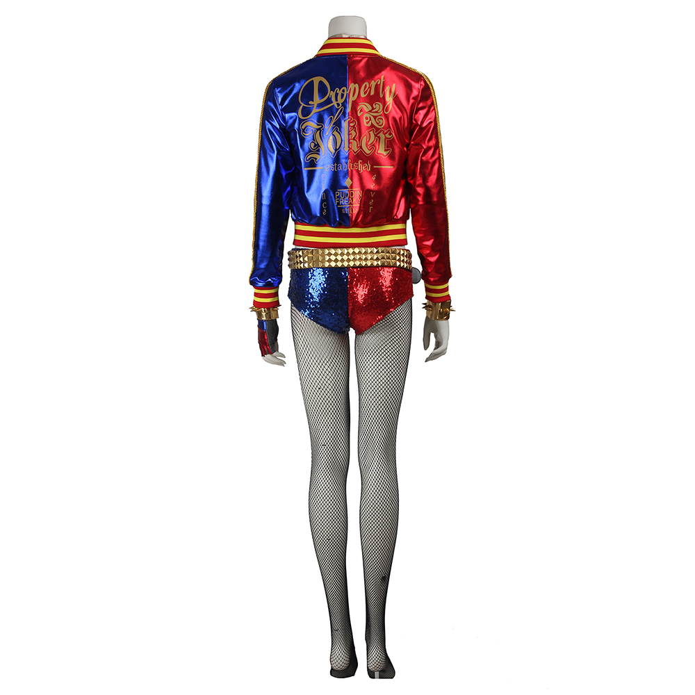 Charades Women's DC Suicide Squad Harley Quinn Costume  Cosplay for Adults Movie 3391-1