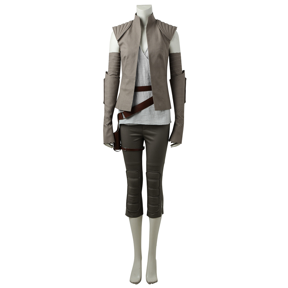 Movie Star Wars The Last Jedi Rey Cosplay Costume Women's Costume For Party