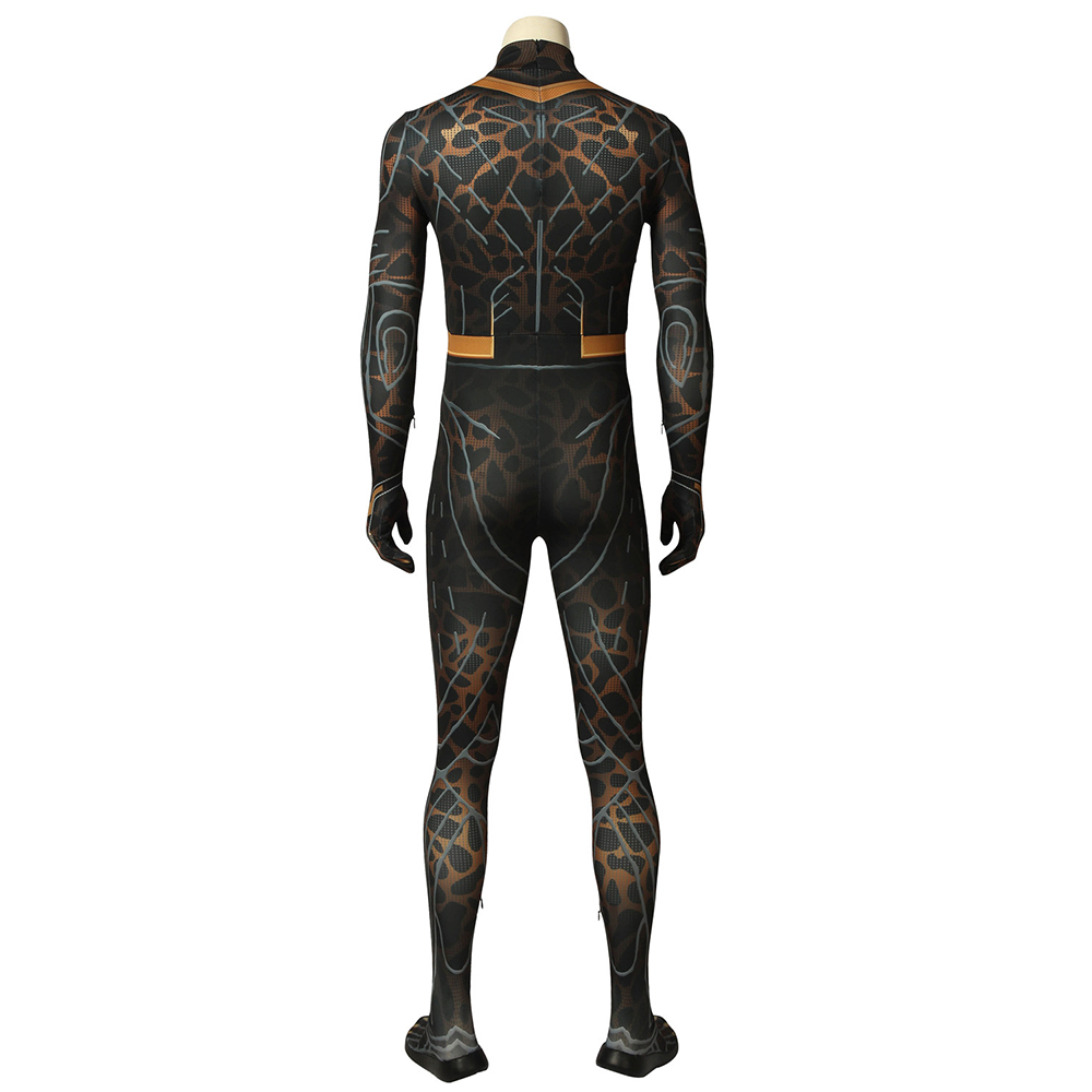 Marvel Movie Black Panther Erik Stevens Villain Jumpsuit Cosplay Costume Halloween NEW