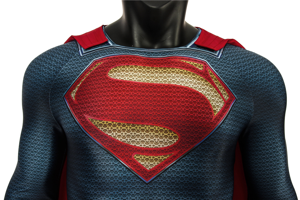DC Movie  Superman Man of Steel Superman Clark Kent Cosplay Costume Halloween Costume Sets (Without Shoes) J4300