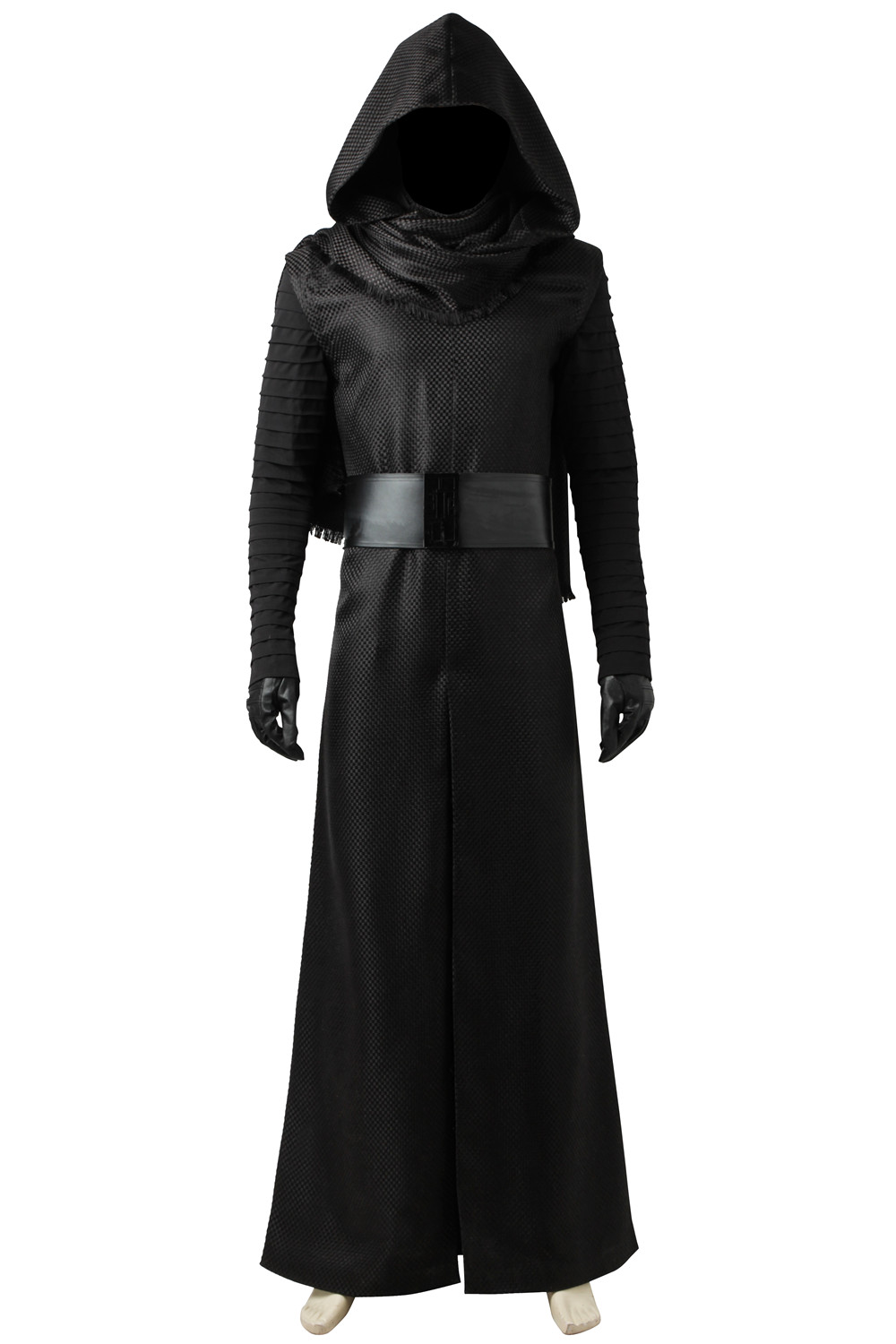 Star Wars 7:The Force Awakens Kylo Ren Adult Jedi Cosplay Costume Black Cloak Whole Set Adult Medium