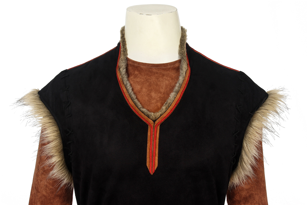  Frozen 2 Kristoff Cosplay Costume Snow Queen Fancy Suit for Adult Halloween Movie 4442