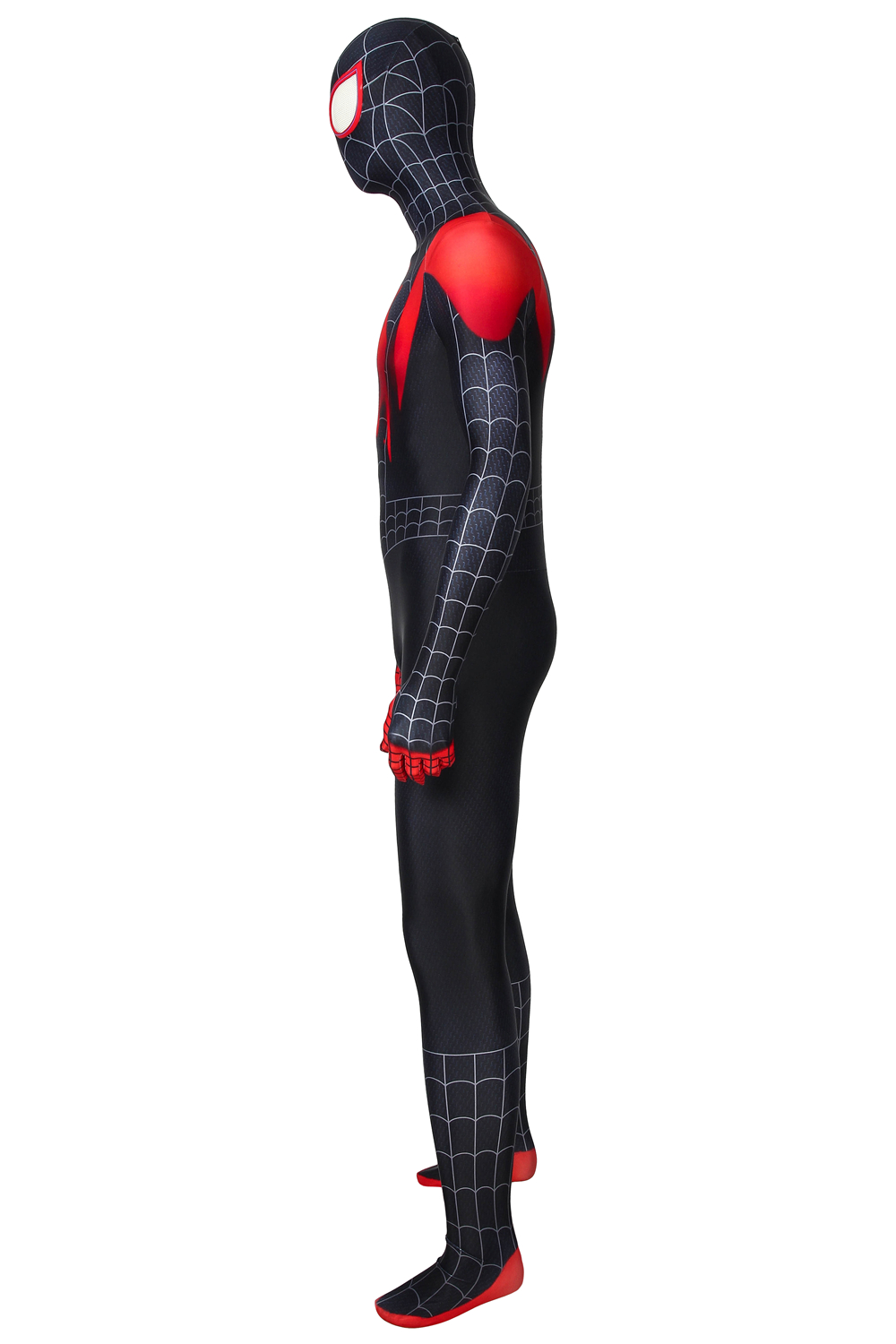 Movie Spider-Man: Into the Spider-Verse  Miles Morales Jumpsuit For Man Cosplay Costume Halloween Costume Sets J4435 