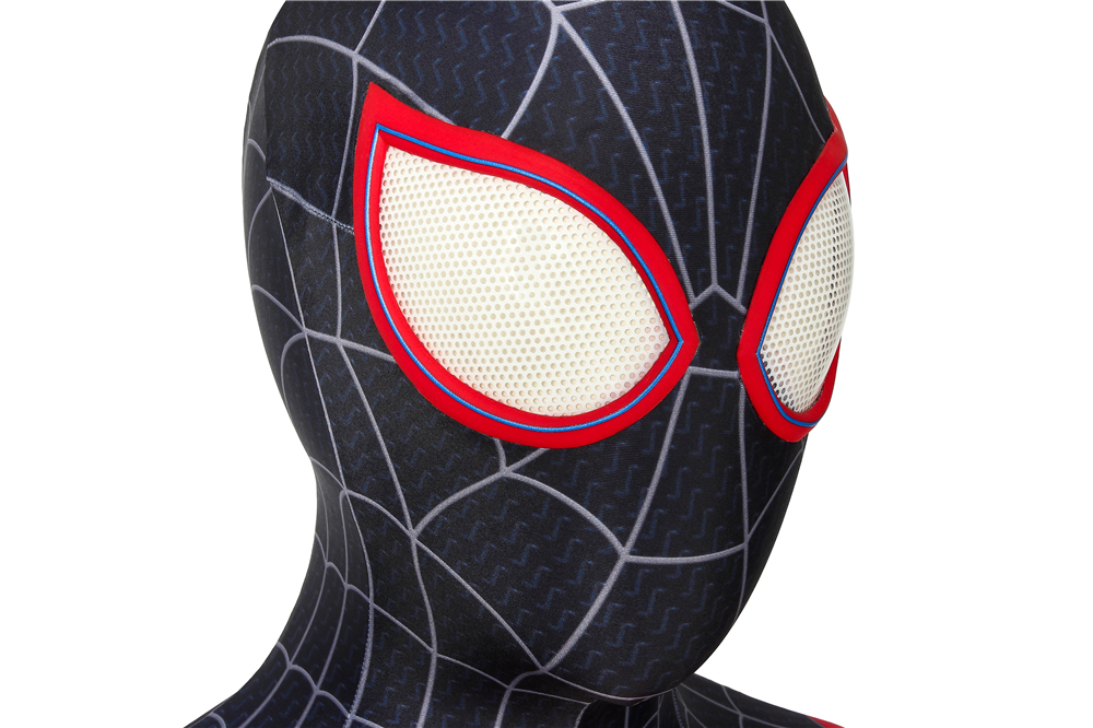 Movie Spider-Man: Into the Spider-Verse  Miles Morales Jumpsuit For Man Cosplay Costume Halloween Costume Sets J4435 