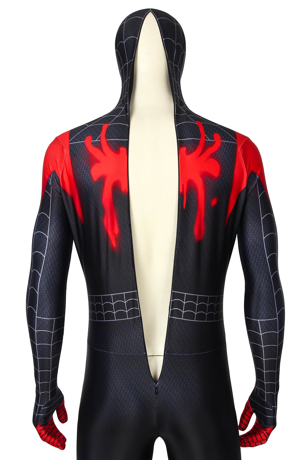 Movie Spider-Man: Into the Spider-Verse  Miles Morales Jumpsuit For Man Cosplay Costume Halloween Costume Sets J4435 
