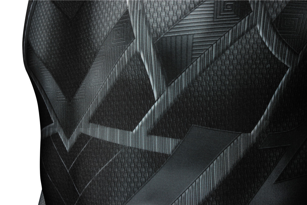 New Black Panther T'Challa Cosplay Costume Wakanda King Jumpsuit Men Fancy Dress