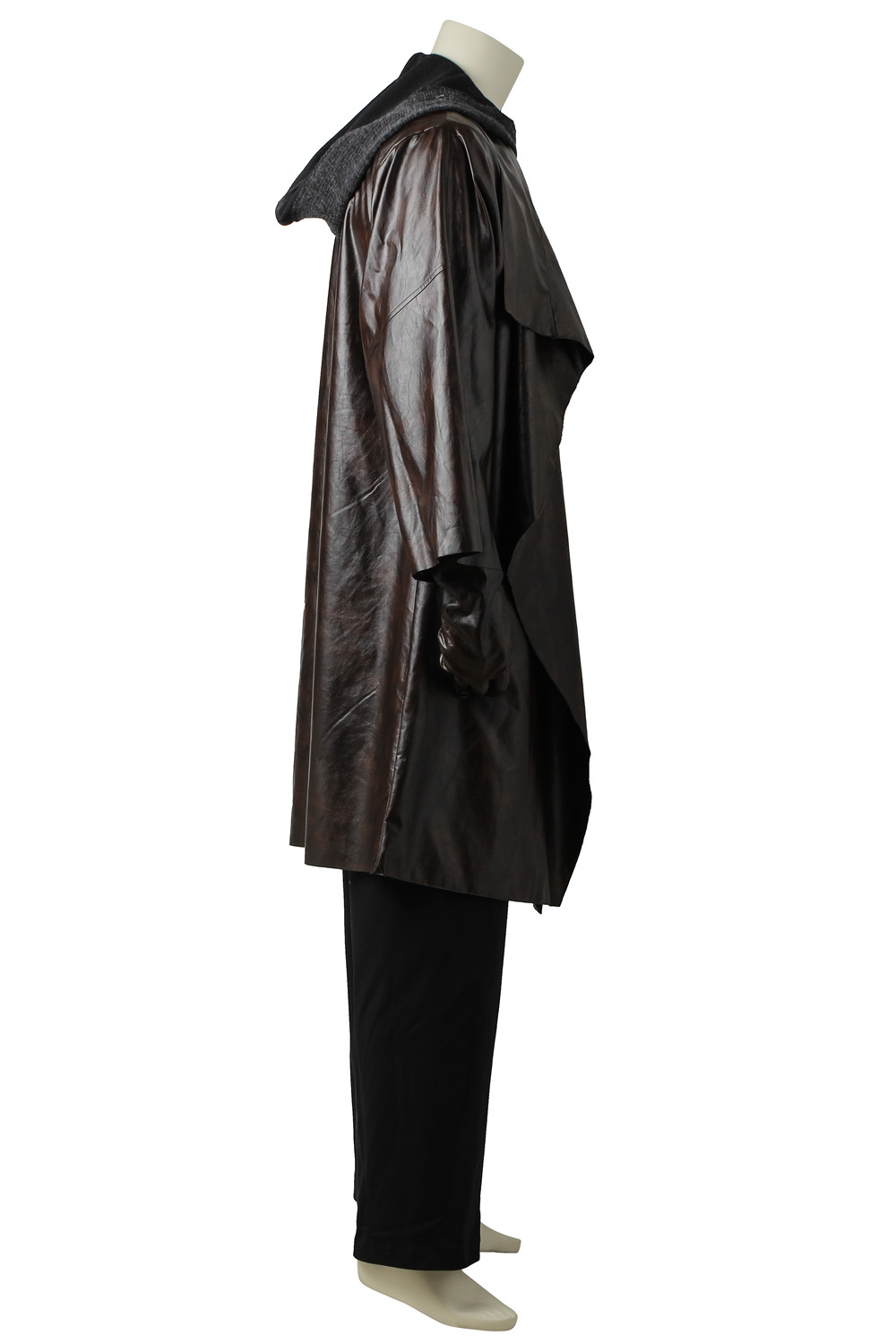 Movie Star Wars The Last Jedi Luke Skywalker Black Cloak Halloween Cosplay Costume Full Set