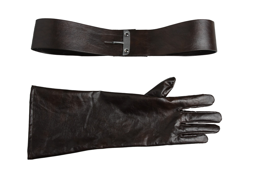 Movie Star Wars The Last Jedi Luke Skywalker Black Cloak Halloween Cosplay Costume Full Set