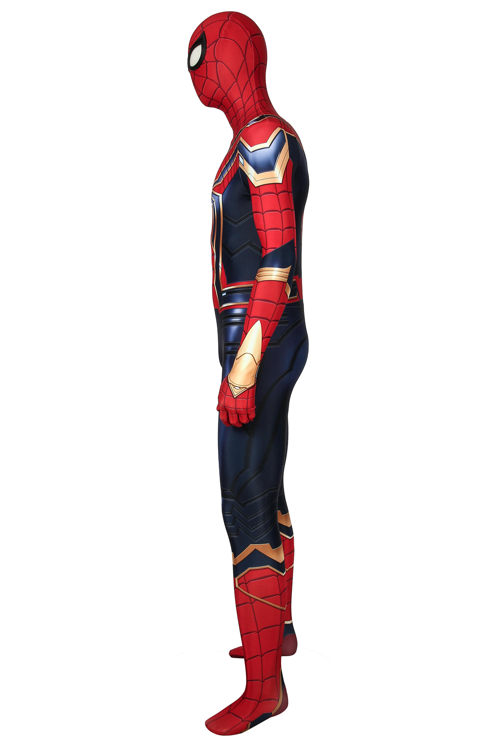 Marvel Movie Avengers: Endgame Iron Spiderman Peter·Parker Jumpsuit Cosplay Costume Halloween Costume Sets For Man J4434
