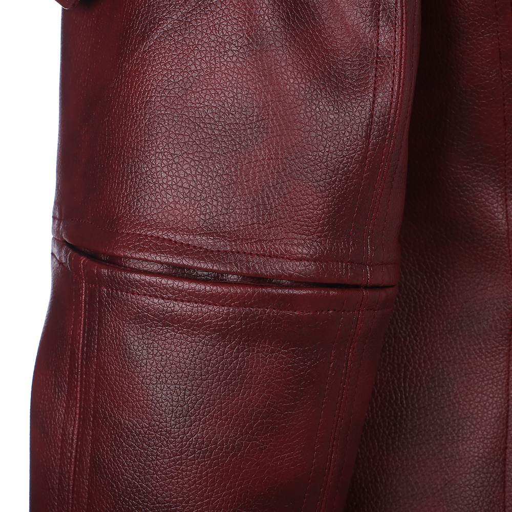 Guardians of the Galaxy Vol 2 Star-Lord Peter Jason Quill Red Long Windbreaker Halloween Cosplay Costume Red Long Windbreaker Marvel Movie  M20170136