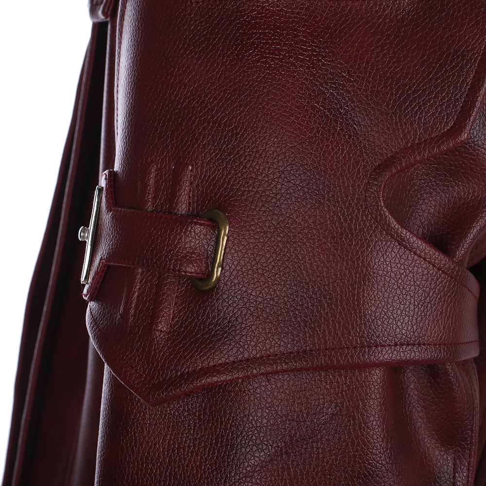 Guardians of the Galaxy Vol 2 Star-Lord Peter Jason Quill Red Long Windbreaker Halloween Cosplay Costume Red Long Windbreaker Marvel Movie  M20170136