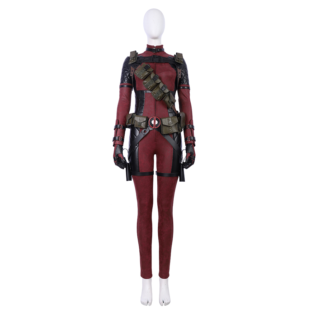 Deadpool Lady Cosplay Costume Suit Women Vision Handmade
