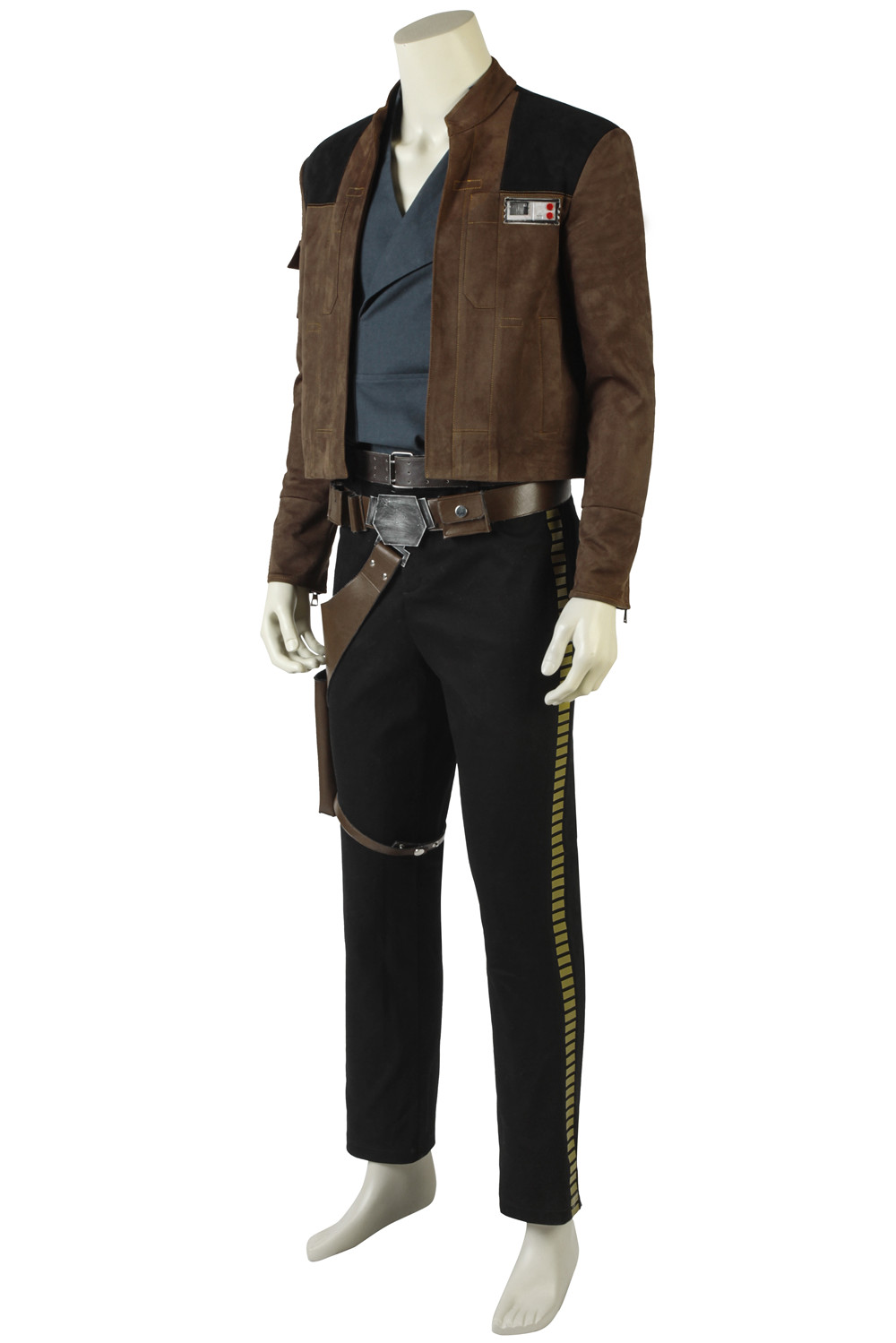Movie Solo A Star Wars story Cosplay Costume Men Han Sole Cosplay Costume Full set,Whole without boots 4048