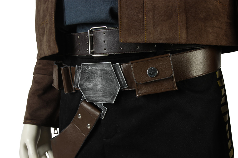 Movie Solo A Star Wars story Cosplay Costume Men Han Sole Cosplay Costume Full set,Whole without boots 4048