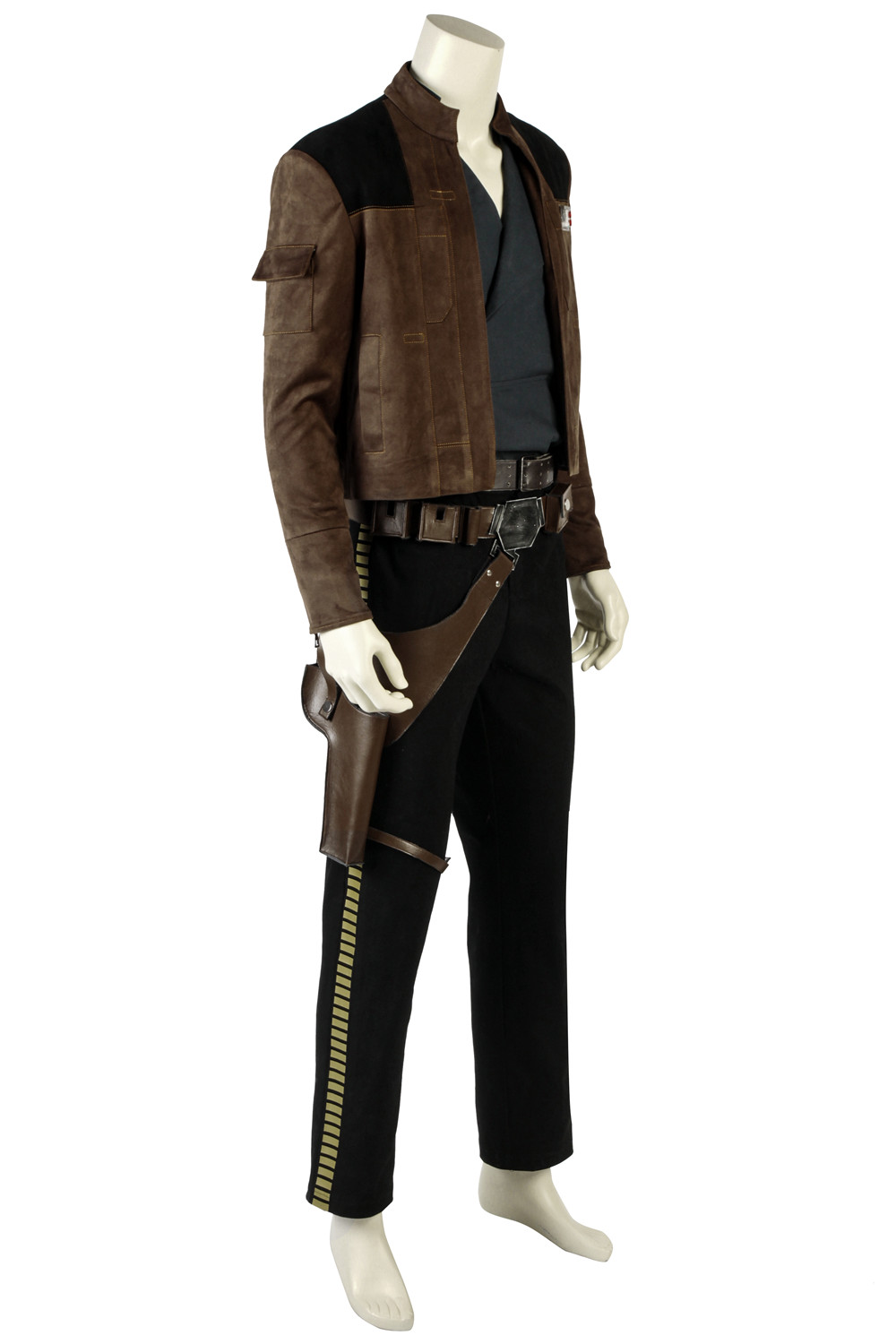 Movie Solo A Star Wars story Cosplay Costume Men Han Sole Cosplay Costume Full set,Whole without boots 4048