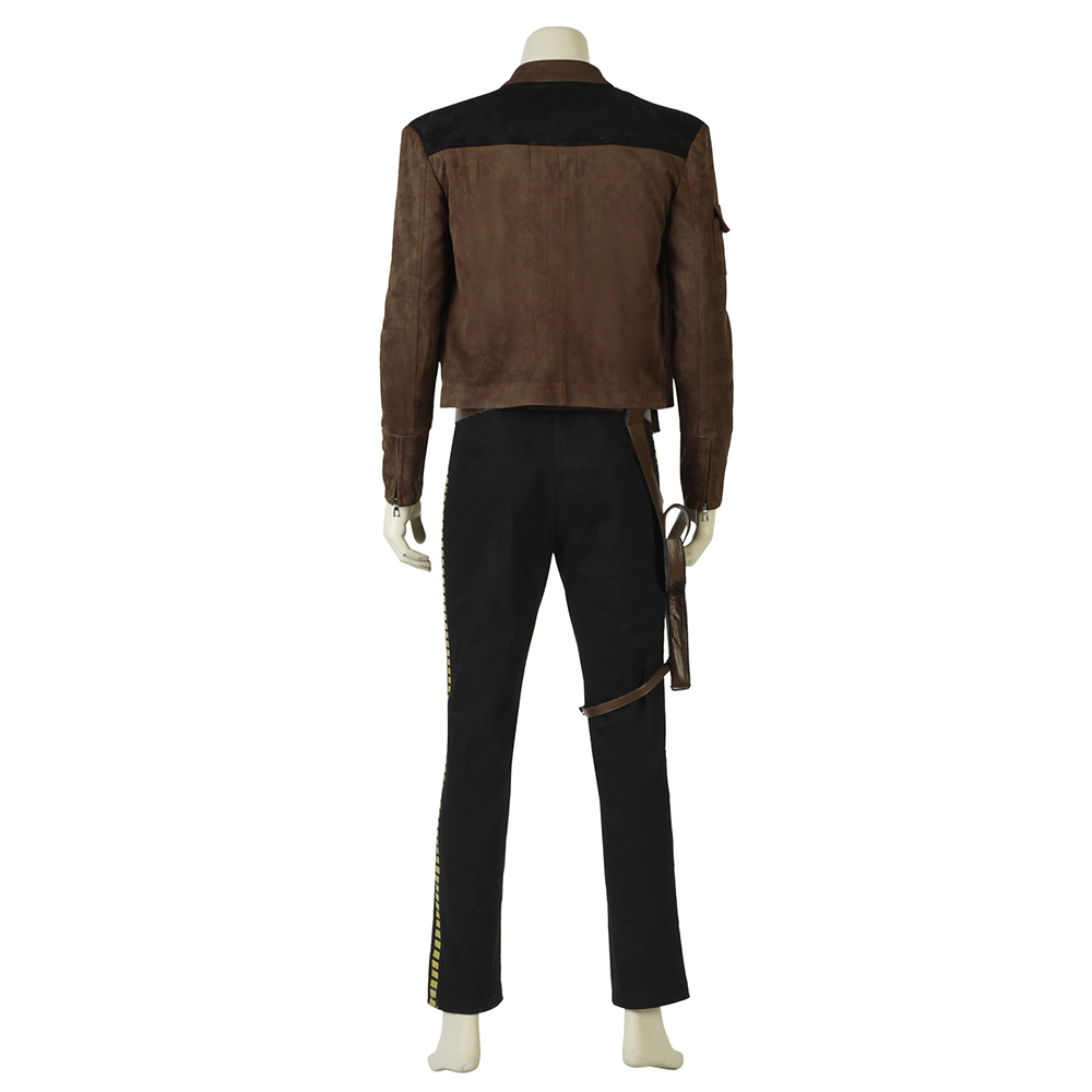 Movie Solo A Star Wars story Cosplay Costume Men Han Sole Cosplay Costume Full set,Whole without boots 4048
