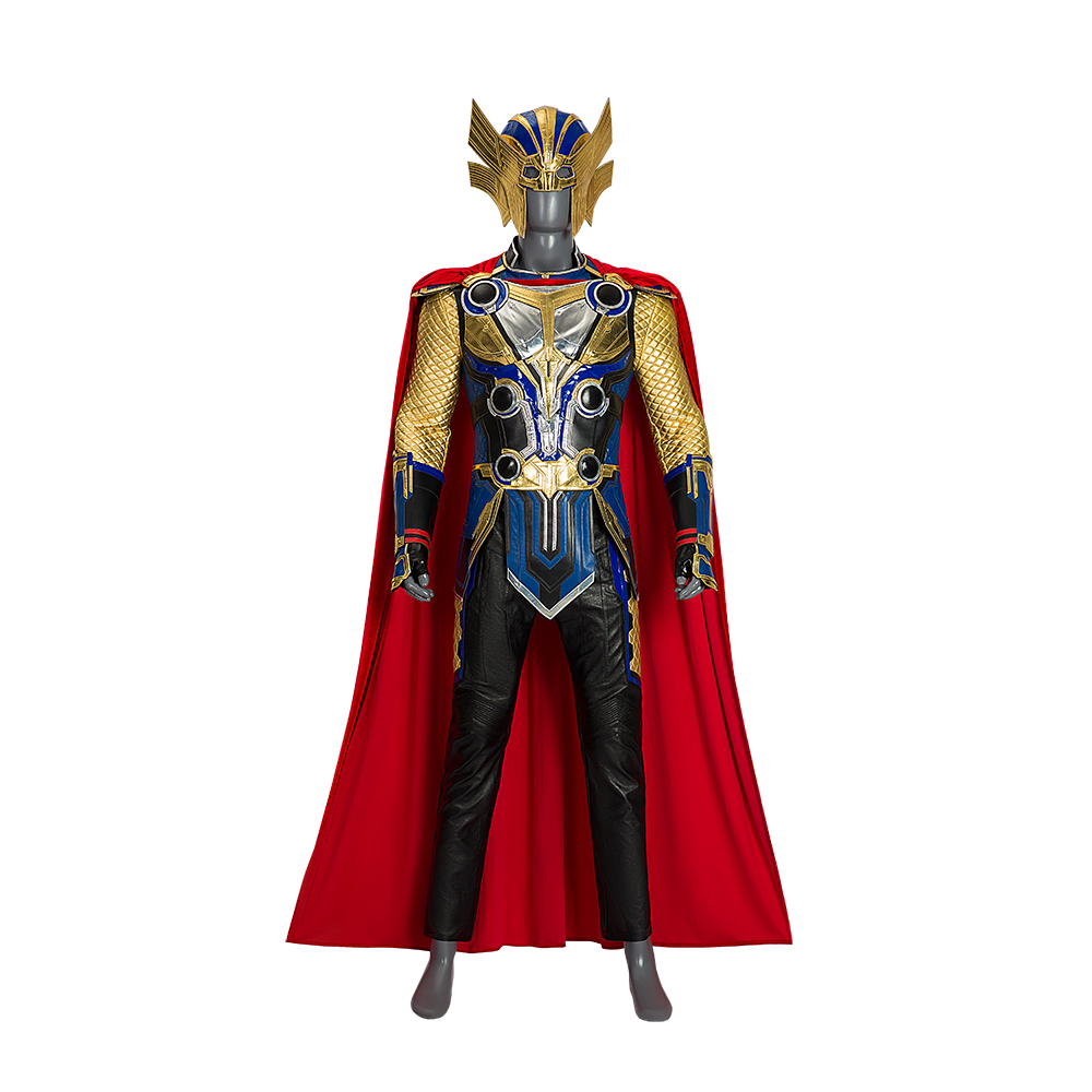 Full Set Thor Love And Thunder Thor Odinson Long Sleeves Version Halloween Cosplay Costume Full Set M20220553