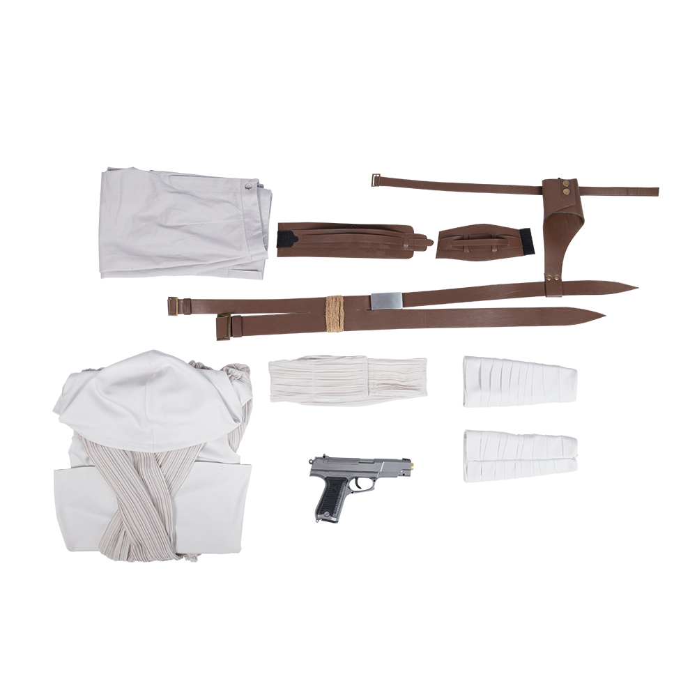 Movie Star Wars The Rise of Skywalker Rey cosplay costume Full Set M20190282