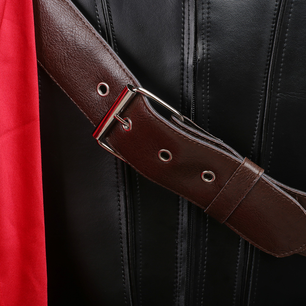 Marvel Movie Thor Ragnarok Thor Odinson Black Vest Battle Suit Halloween Cosplay Costume Full Set M20170160 