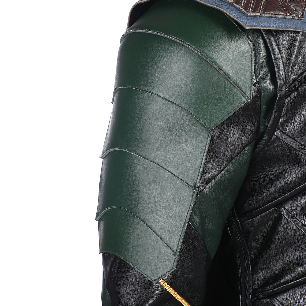 Marvel Movie Thor Ragnarok Loki Battle Suit Halloween Cosplay Costume Full Set M20170161