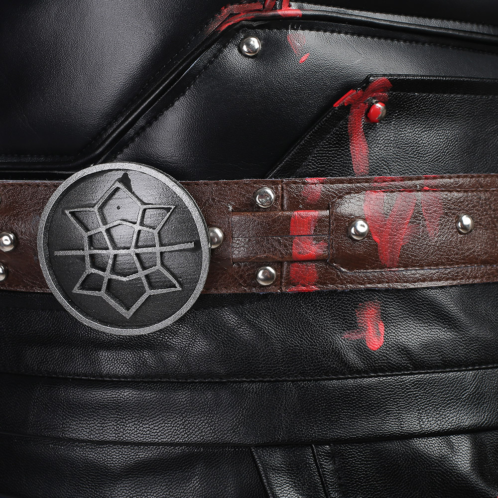 Marvel Movie Thor Ragnarok Thor Odinson Black Vest Battle Suit Halloween Cosplay Costume Full Set M20170160 