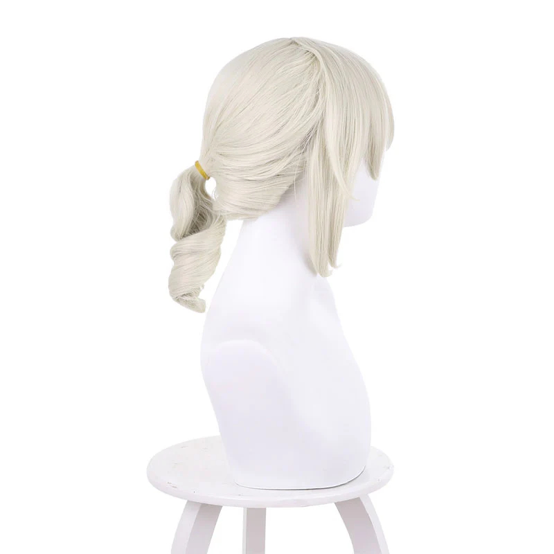 Game Identity V Edgar Valden Golden Ratio Milky White Cosplay Wigs