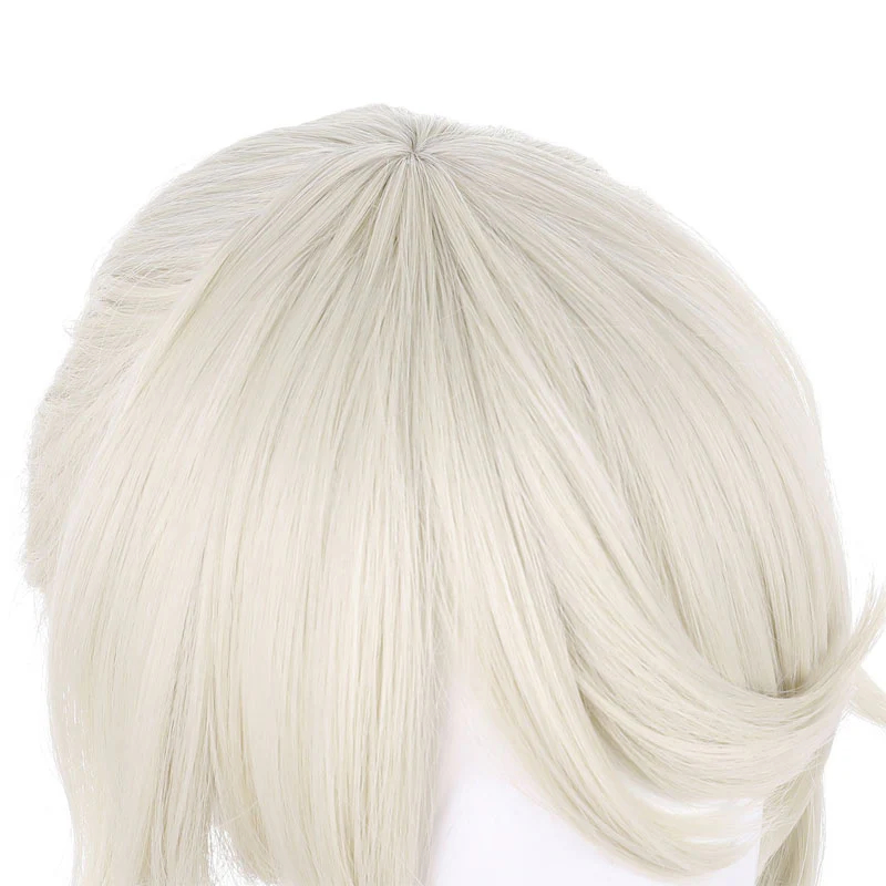 Game Identity V Edgar Valden Golden Ratio Milky White Cosplay Wigs
