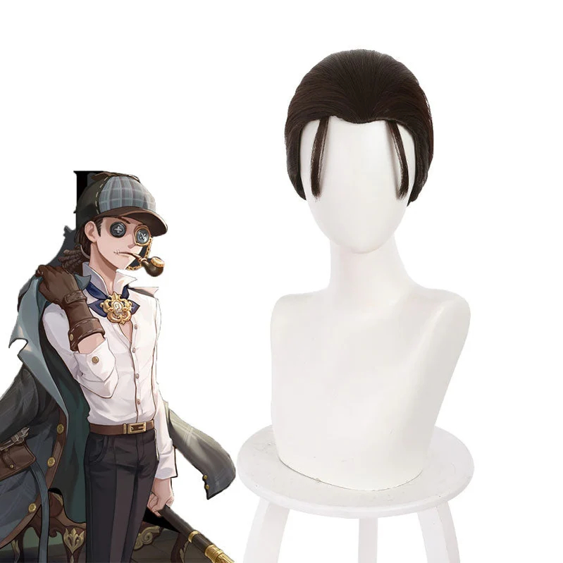 Game Identity V Ruth & Inference Mister Inference Brown Cosplay Wigs