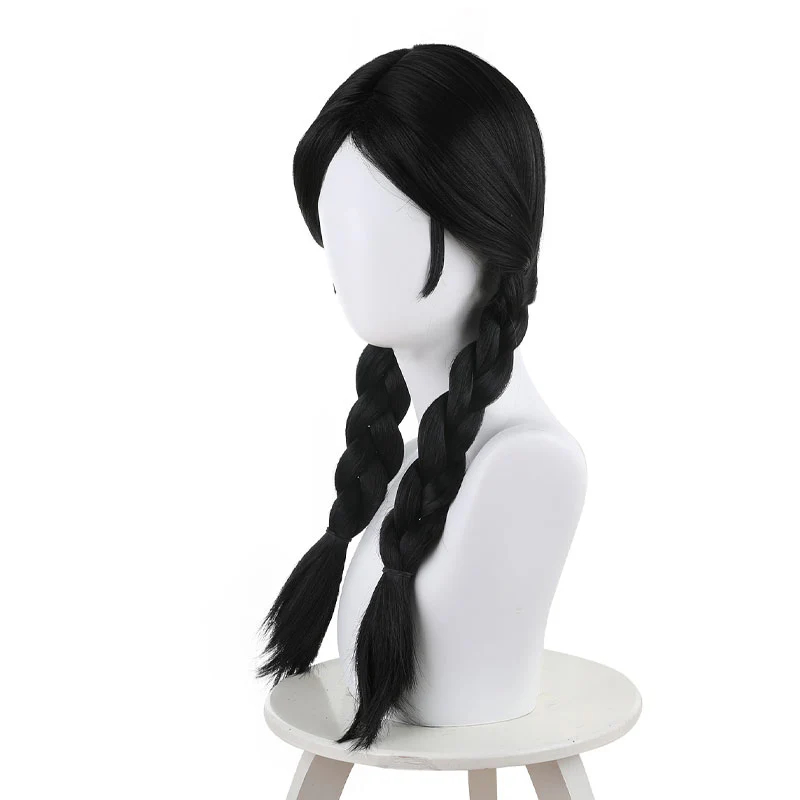 Identity V Toy Merchant Anne Lester Black Cosplay Wigs
